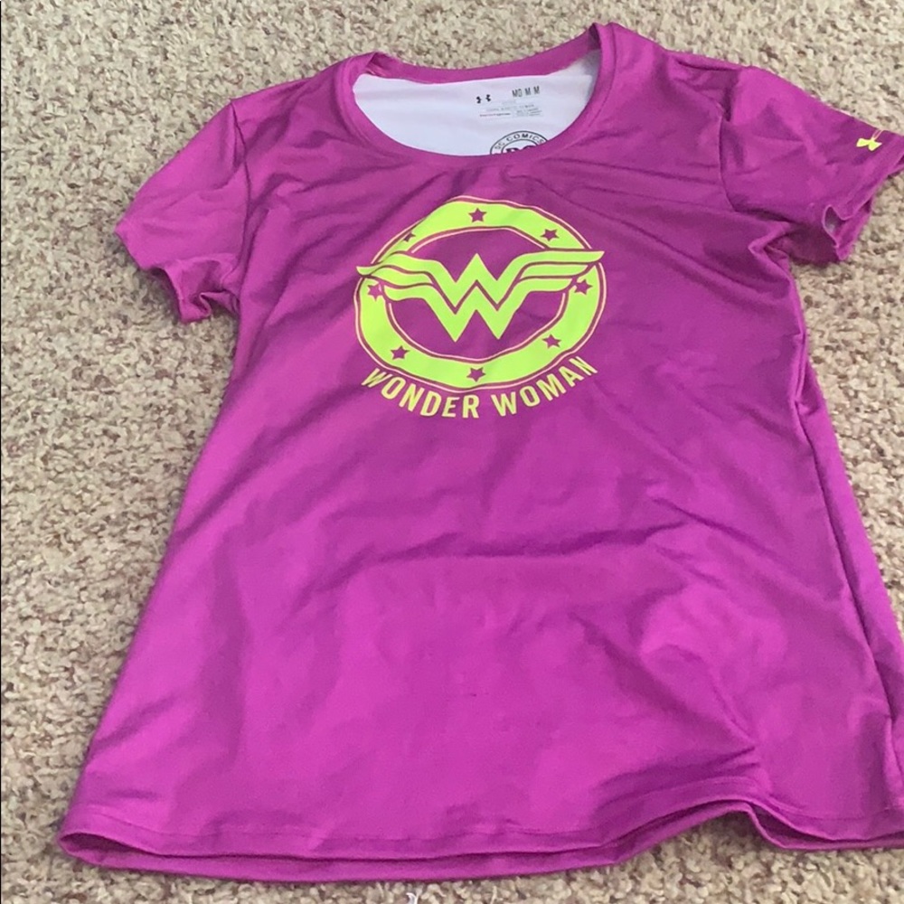 Purple under armor shirt